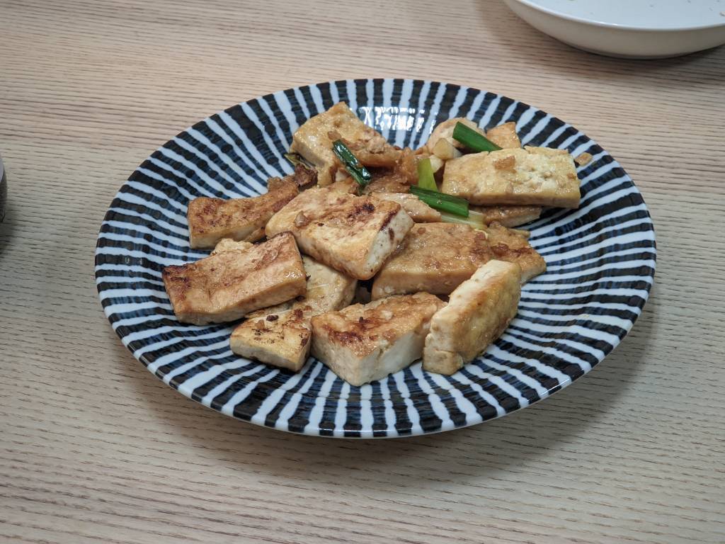 紅燒豆腐。