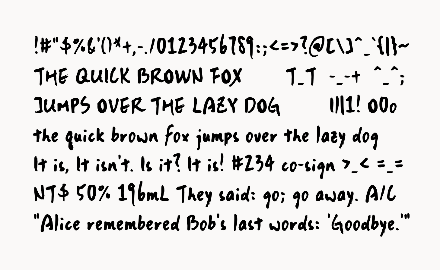 Font Examples